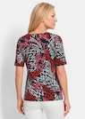 Shirt van viscose met een abstract bontmotief thumbnail 3