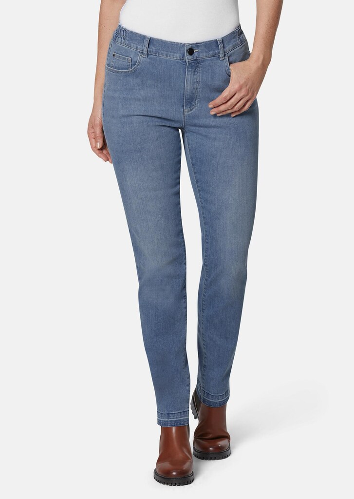 Aangename jeans met modieuze zoomrand