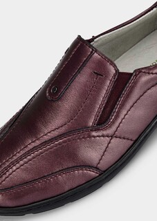 Élégants mocassins en cuir souple thumbnail 3