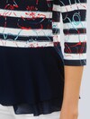 Shirt mit Chiffon am Saum thumbnail 1