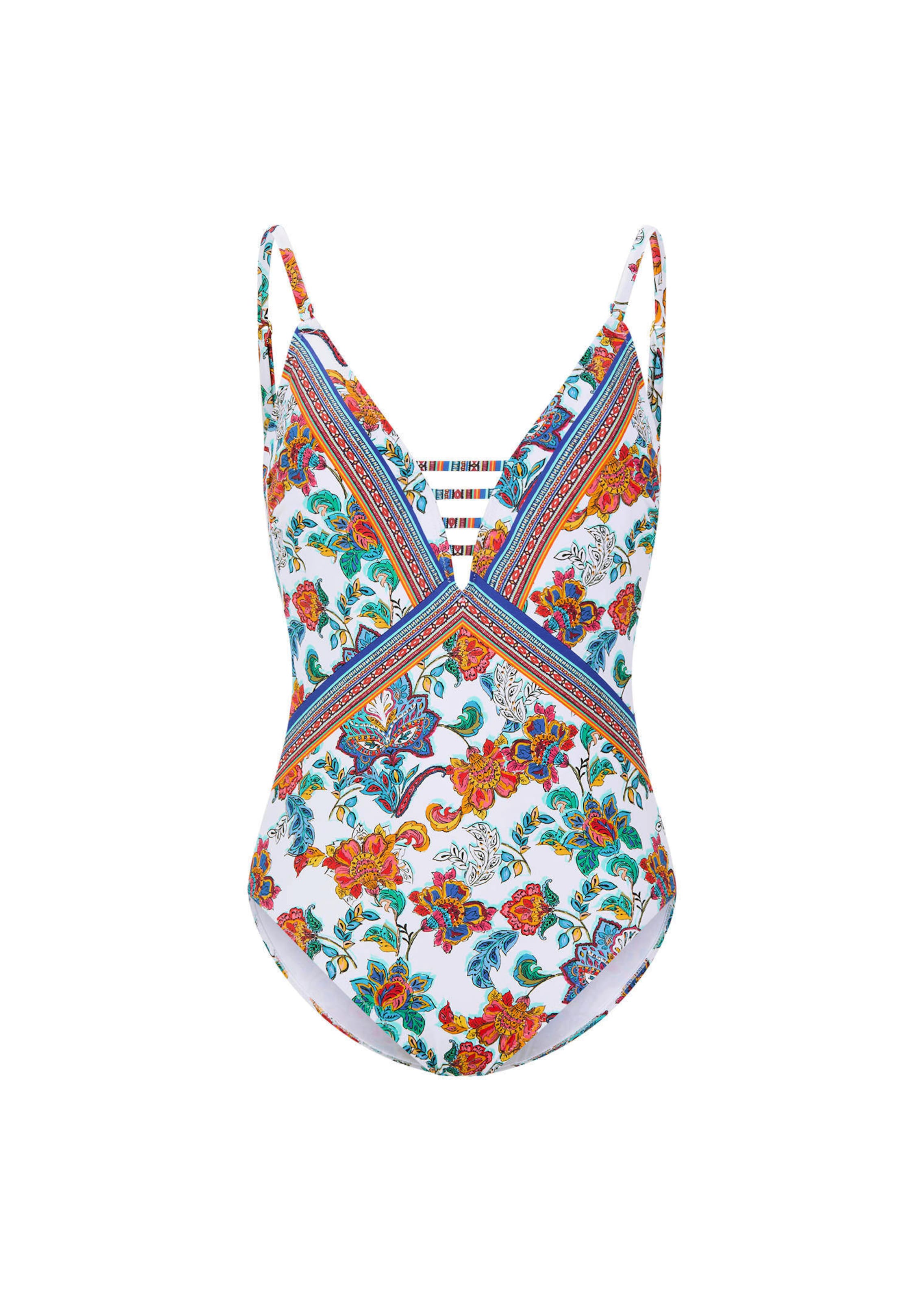 Maillot de bain à motif fleuri