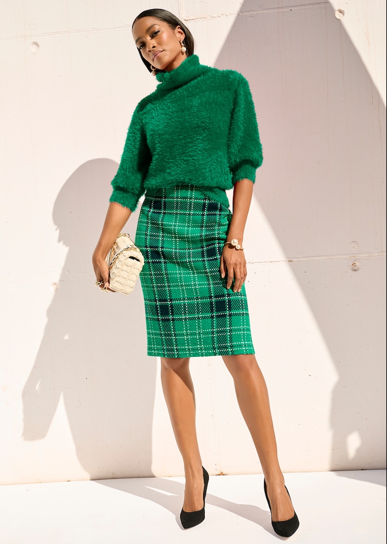 Karo-Rock in Bleistiftform