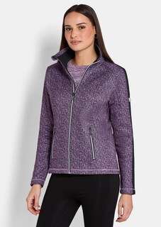 Fleecejacke in Strickoptik thumbnail 1