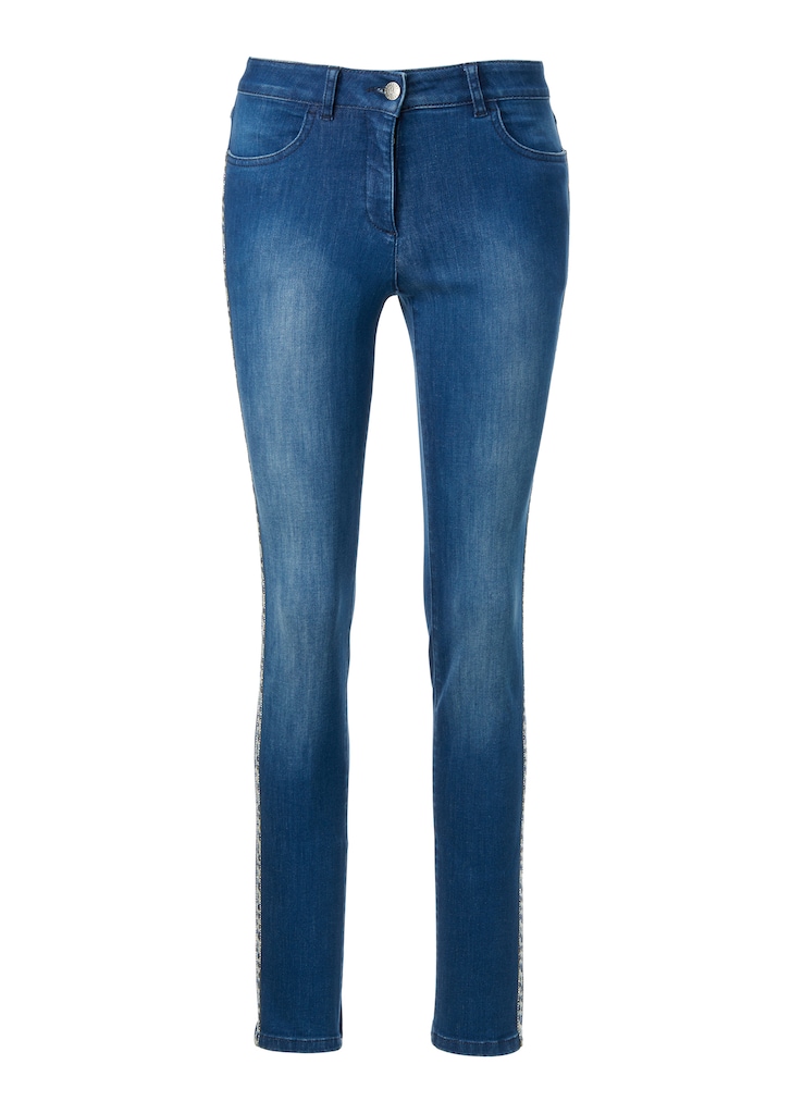 Jeans mit Seitenstreifen