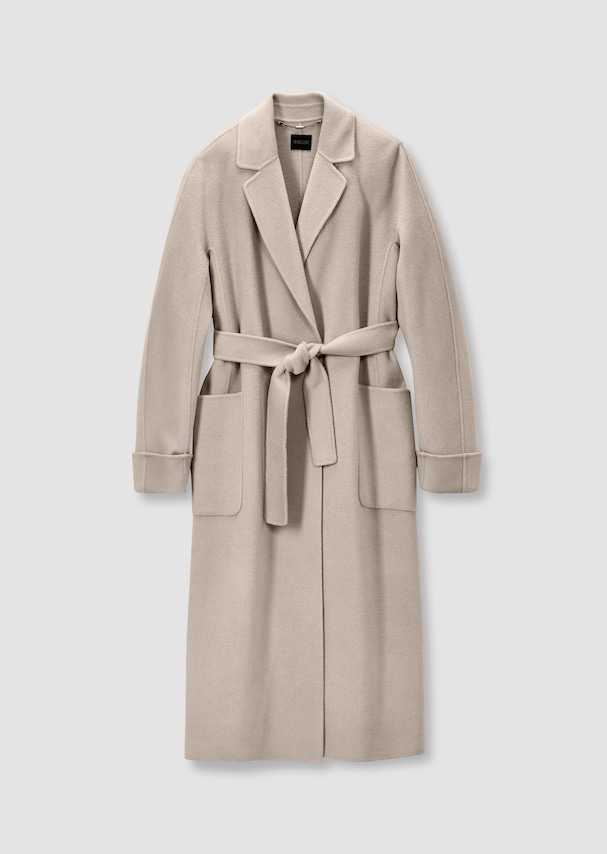 Lightweight long wool coat 5