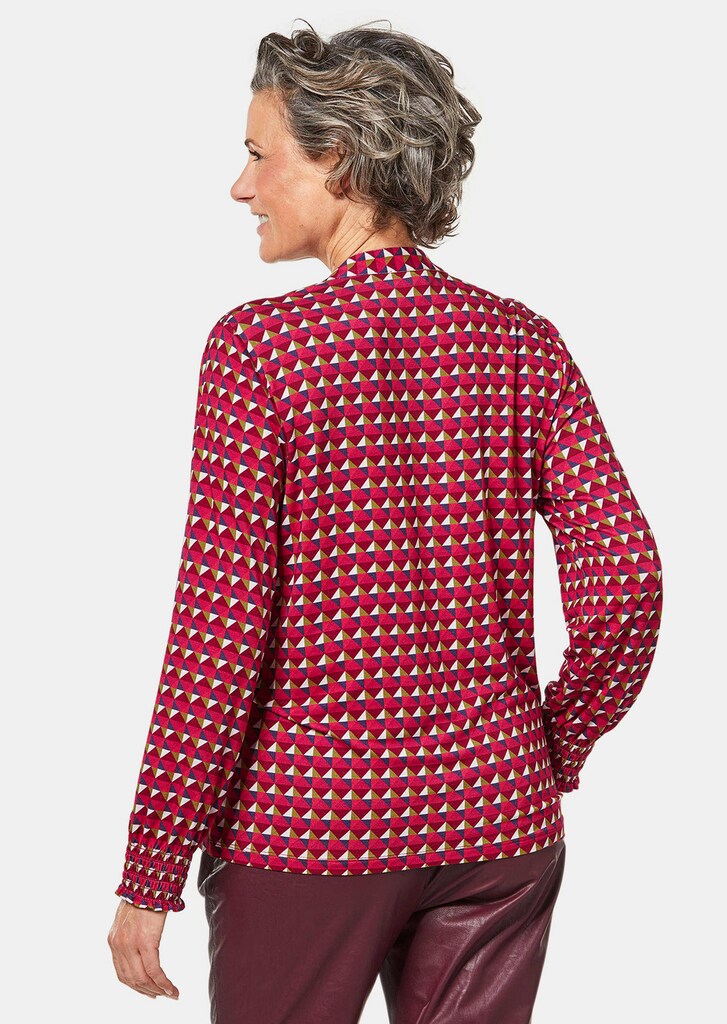 Chemisier en jersey et fils brillants