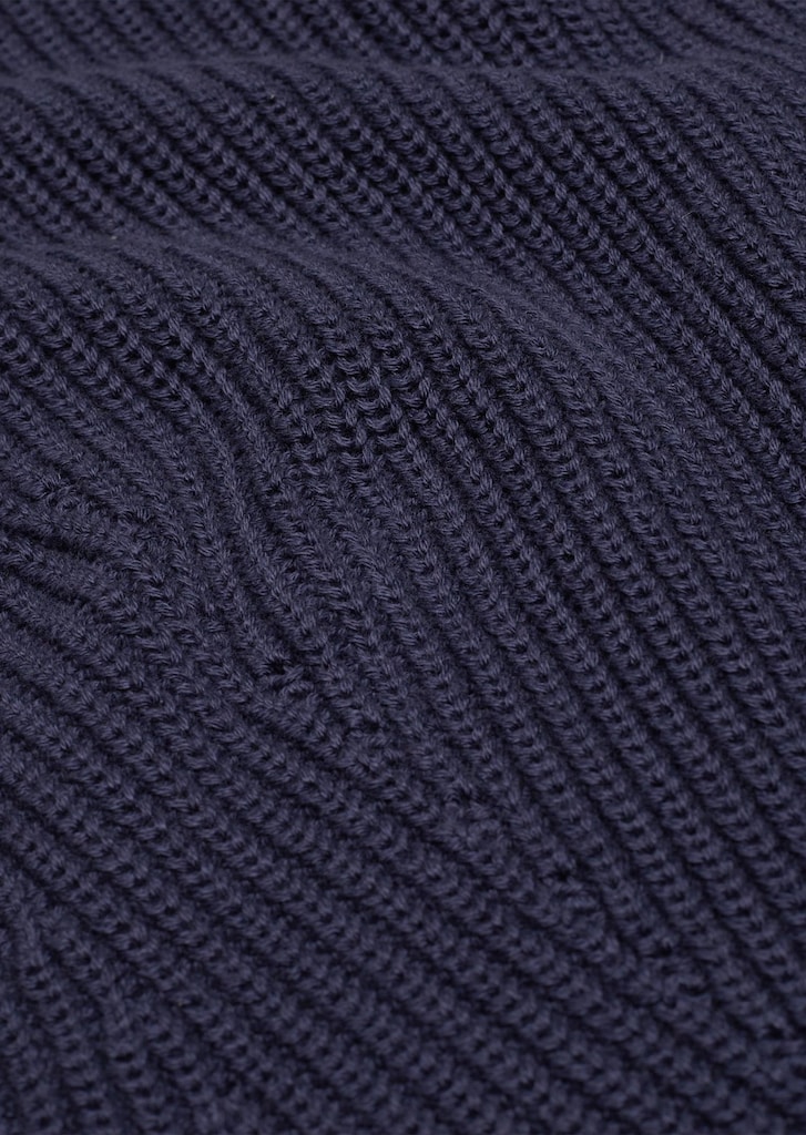 Figurschmeichelnder Pullover aus reiner Baumwolle