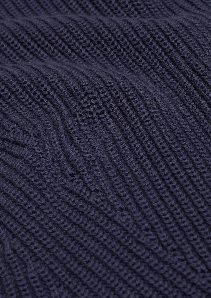 Figurschmeichelnder Pullover aus reiner Baumwolle