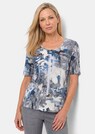 Shirt van viscose met vrouwelijke paisleyprint thumbnail 7