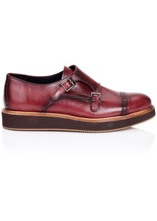 Leder-Mokassins mit Plateau-Boden thumbnail 4