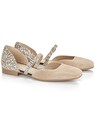 Ballerinas aus edlem Leder-Mix thumbnail 1