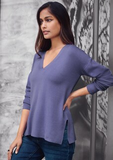 Strickpullover mit V-Ausschnitt thumbnail 7