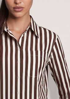 Blouse rayée en coton thumbnail 5