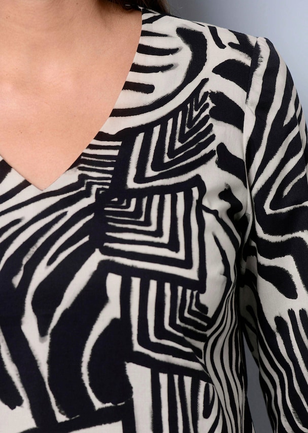 Bluse mit Bindeband am Ärmel 4