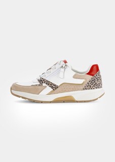 Sneakers en cuir avec zip thumbnail 4