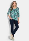 Jersey-Shirt mit Blumenmuster thumbnail 2