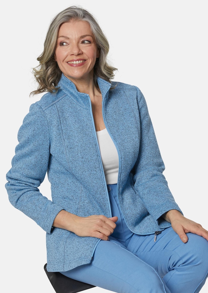 Kuschelweiche Strickfleece-Jacke