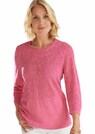 Ajourpullover mit interessantem Blumenmuster thumbnail 1