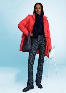 Bedruckte Jeans in gerader Form thumbnail 7