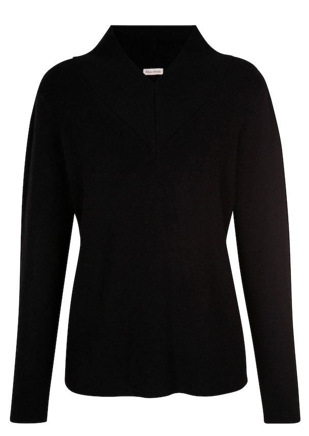 Pullover mit breitem V-Ausschnitt 5