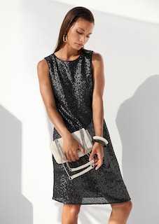 Schlankes Etui-Kleid mit Pailletten thumbnail 7