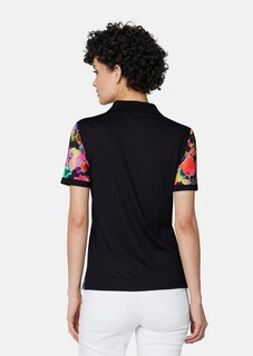Classic polo shirt with floral accents thumbnail 3