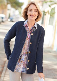 Veste folk en tricot thumbnail 7