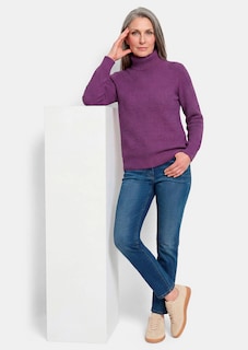 Warmer Strickpullover mit Rollkragen thumbnail 4