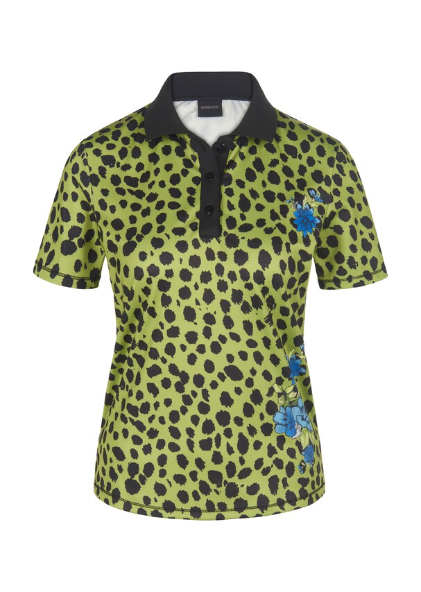 Polo shirt with pattern mix 5