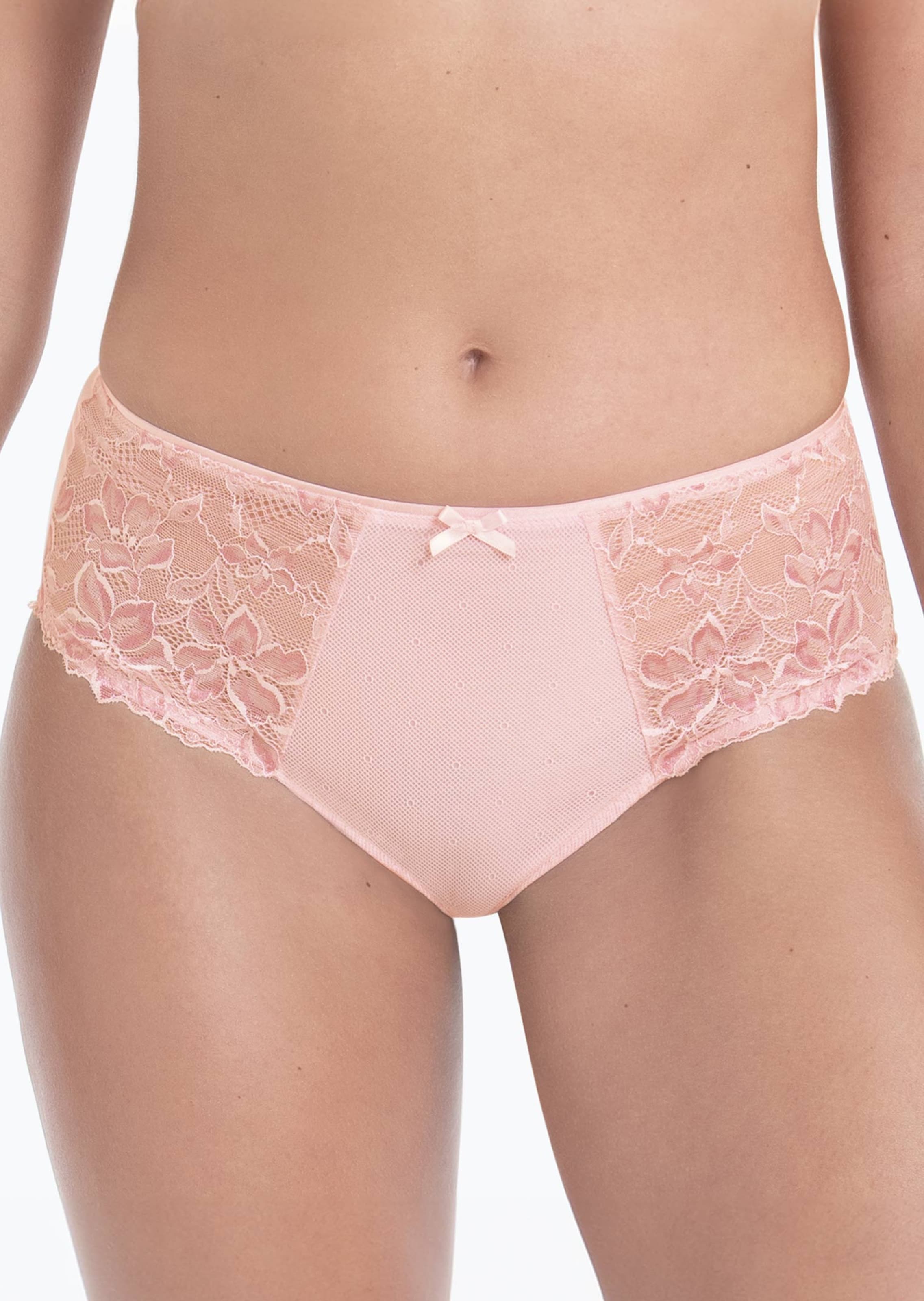 Slip taille haute en dentelle