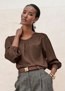 Satinbluse zum Schlüpfen thumbnail 7