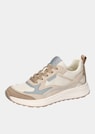Sneakers en cuir et tissu filet. thumbnail 5