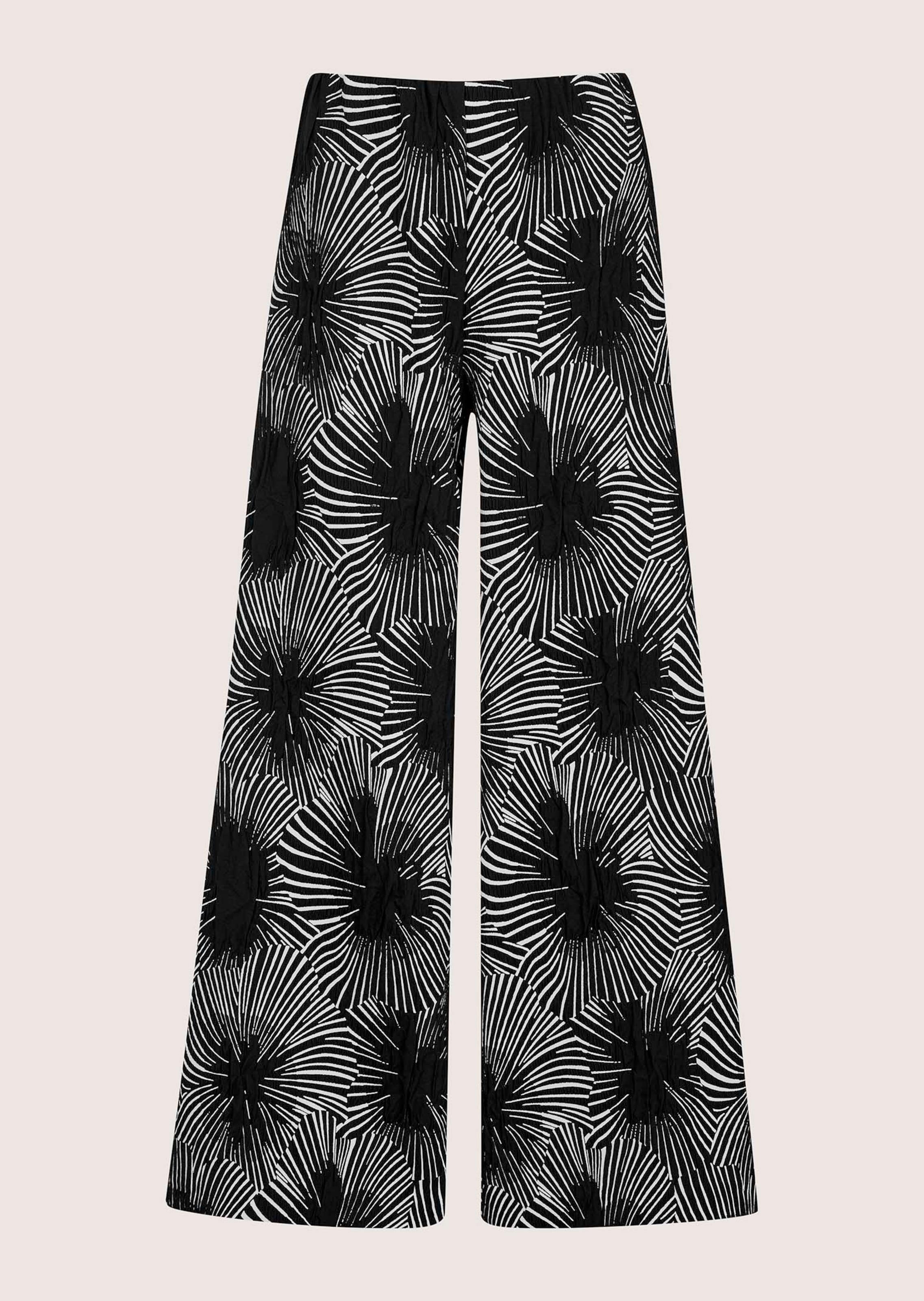 Culotte mit grafischem Strukturprint