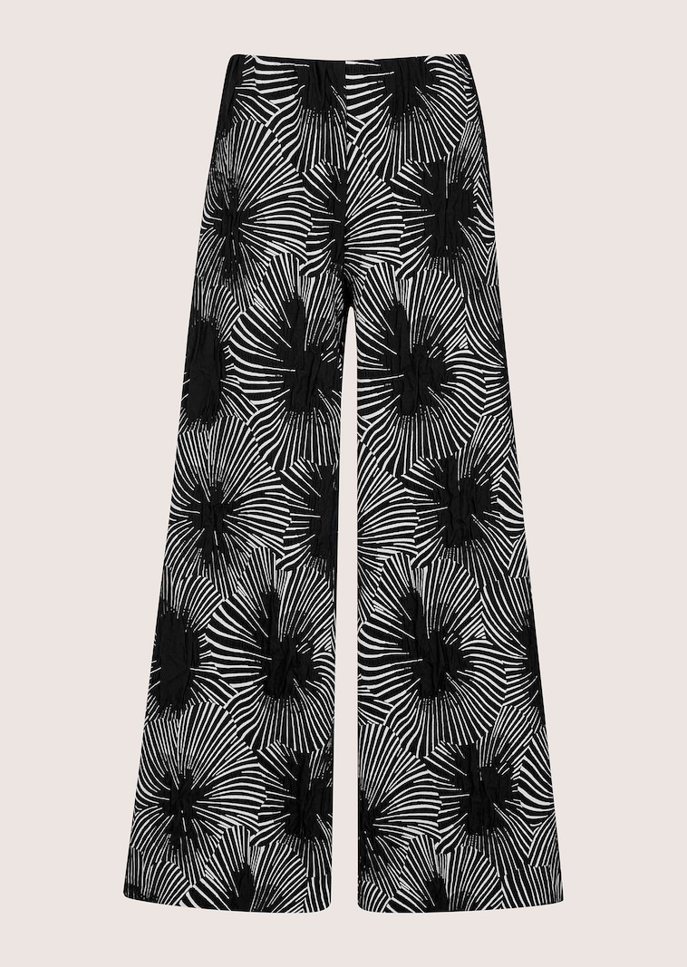 Culotte mit grafischem Strukturprint