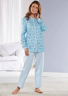 Pyjama fleuri avec patte de boutonnage thumbnail 2