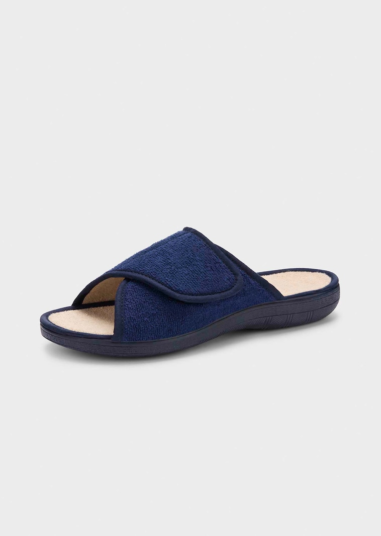 Pantoletten mit Klettverschluss