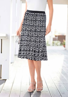 Hoogwaardige jacquard tricot rok thumbnail 5