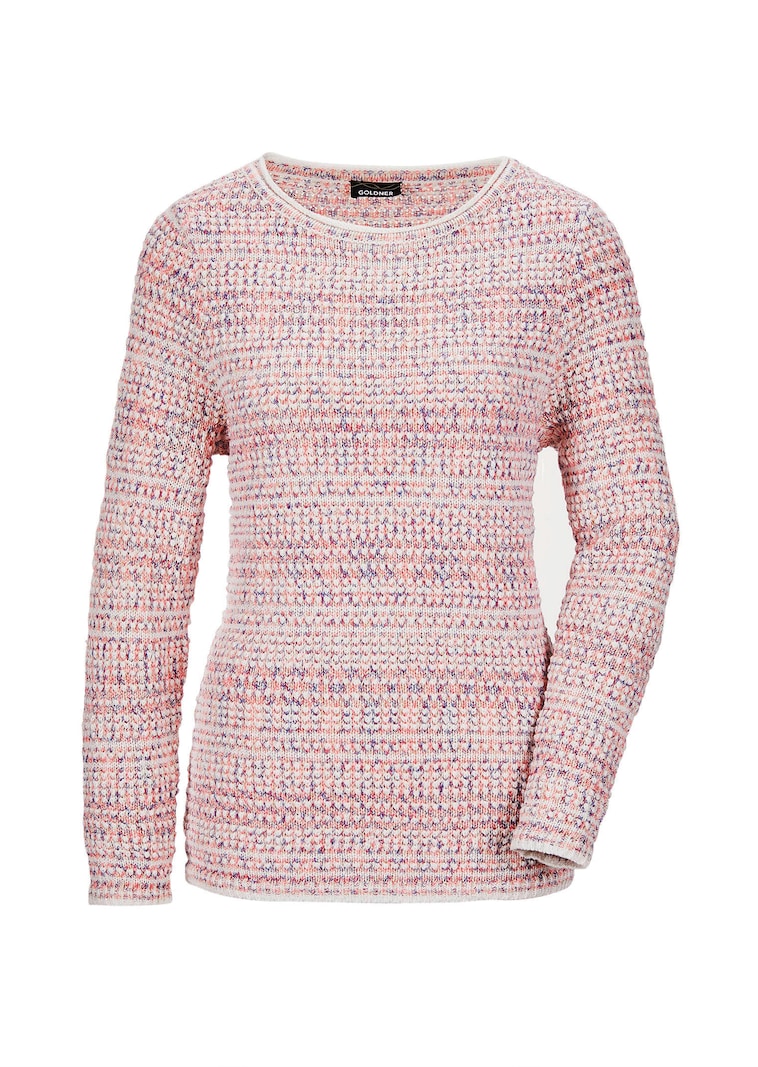Pullover in Multicolor-Strick
