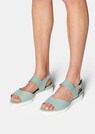 Flat sandal with heel strap thumbnail 1
