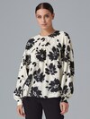Bluse in modischen Allover Floral thumbnail 5