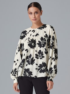 Bluse in modischen Allover Floral thumbnail 5