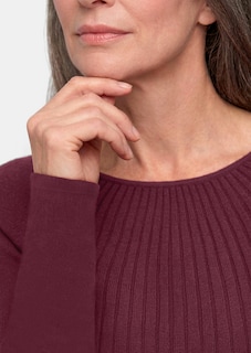A-lijn tricot pullover met katoen thumbnail 5