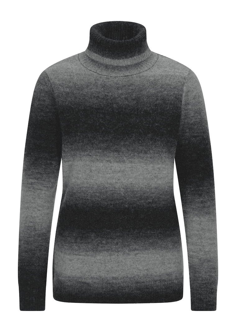Rolkragenpullover mit Schurwolle