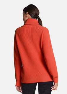 Rippstrickpullover mit Reißverschluss thumbnail 3