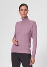 Fine knit jumper with viscose and elastane thumbnail 1