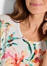 T-shirt en jersey avec motif floral thumbnail 5