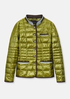 Tailored quilted jacket with stand-up collar. thumbnail 6