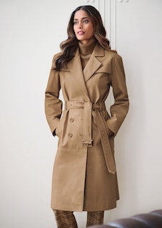 Leder-Trenchcoat aus Lammnappa thumbnail 7