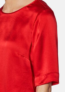Seidenbluse mit Halbarm thumbnail 5