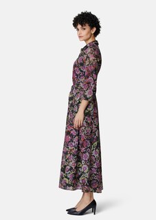Print-Kleid aus Madeira-Spitze thumbnail 4